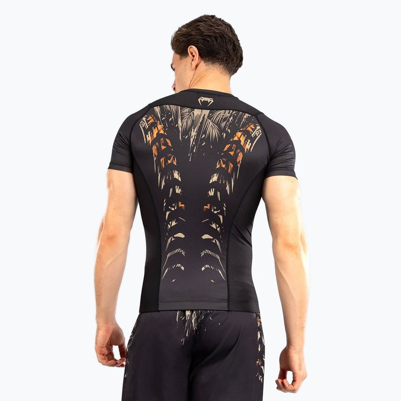 Rashguard męski Venum Tiger Men'S Short Sleeve Rashguard black/neon orange 2