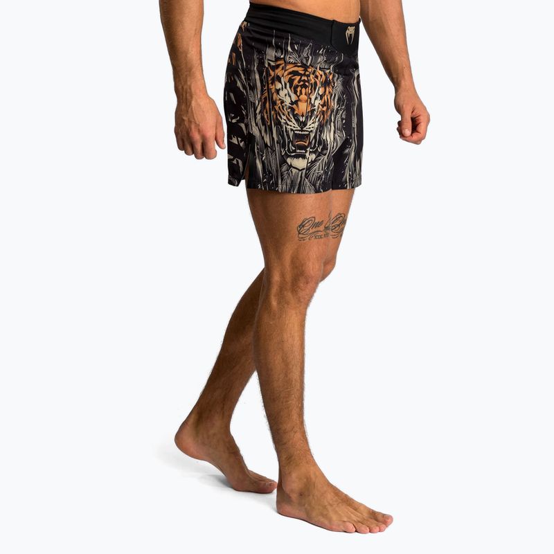 Spodenki treningowe męskie Venum Tiger Men'S Fight Shorts black/neon orange 3