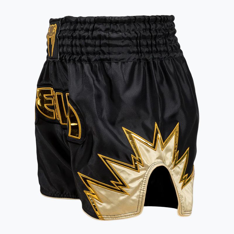 Spodenki treningowe męskie Venum Inferno Muay Thai black/gold 3