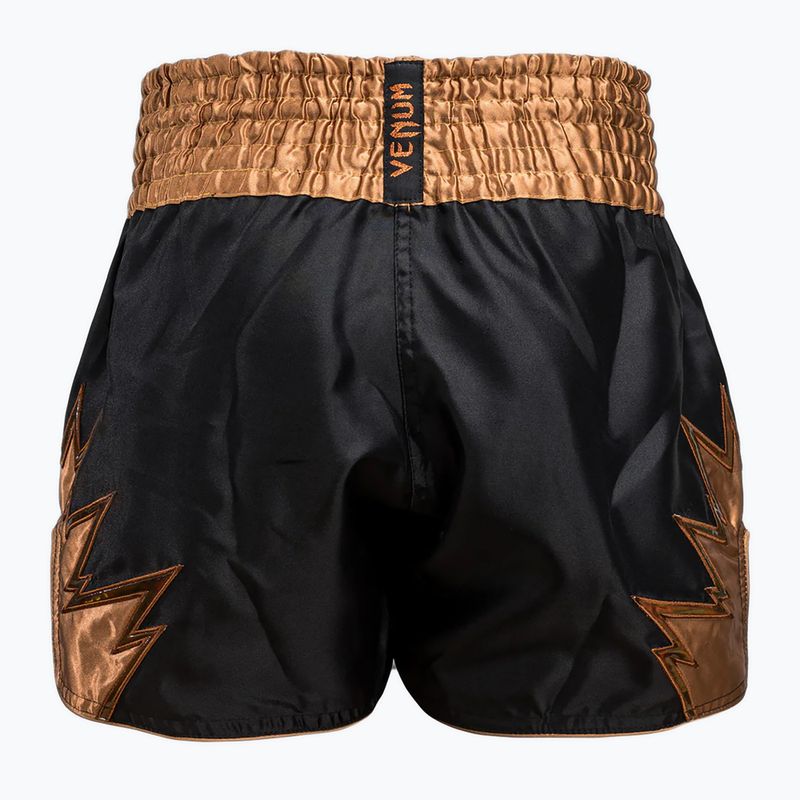 Spodenki treningowe męskie Venum Inferno Muay Thai black/bronze 2