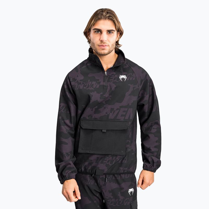 Bluza męska Venum Trooper Men'S Half Zip Jacket black/purple