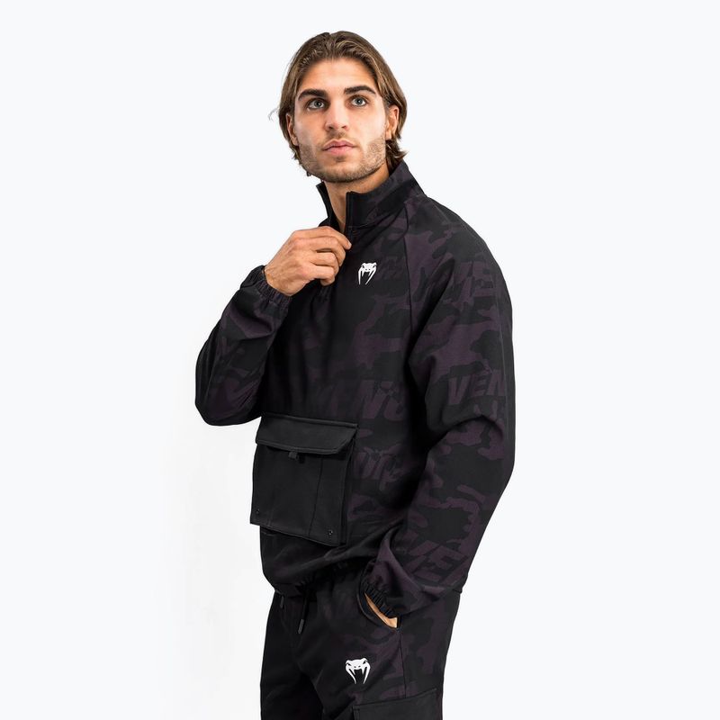Bluza męska Venum Trooper Men'S Half Zip Jacket black/purple 3