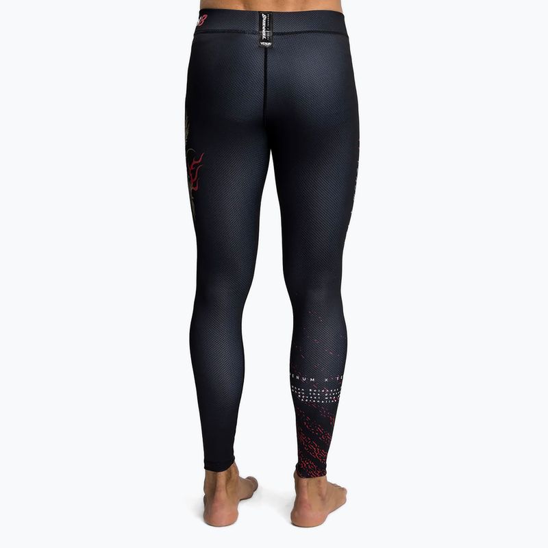 Legginsy treningowe męskie Venum X Tekken 8 - Marshall Law Spats black/red/gold 3
