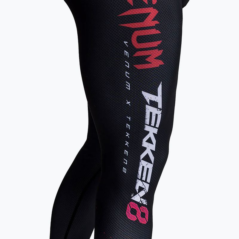 Legginsy treningowe męskie Venum X Tekken 8 - Marshall Law Spats black/red/gold 7
