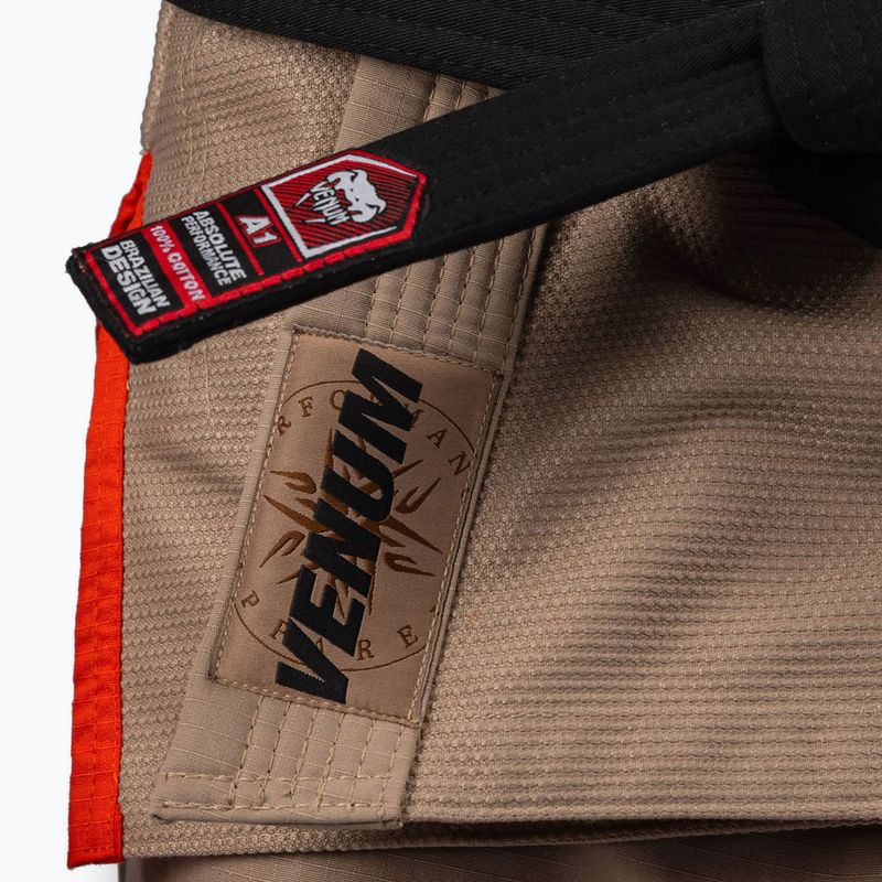 GI do brazylijskiego jiu-jitsu Venum Challenger XT BJJ stone sand 8
