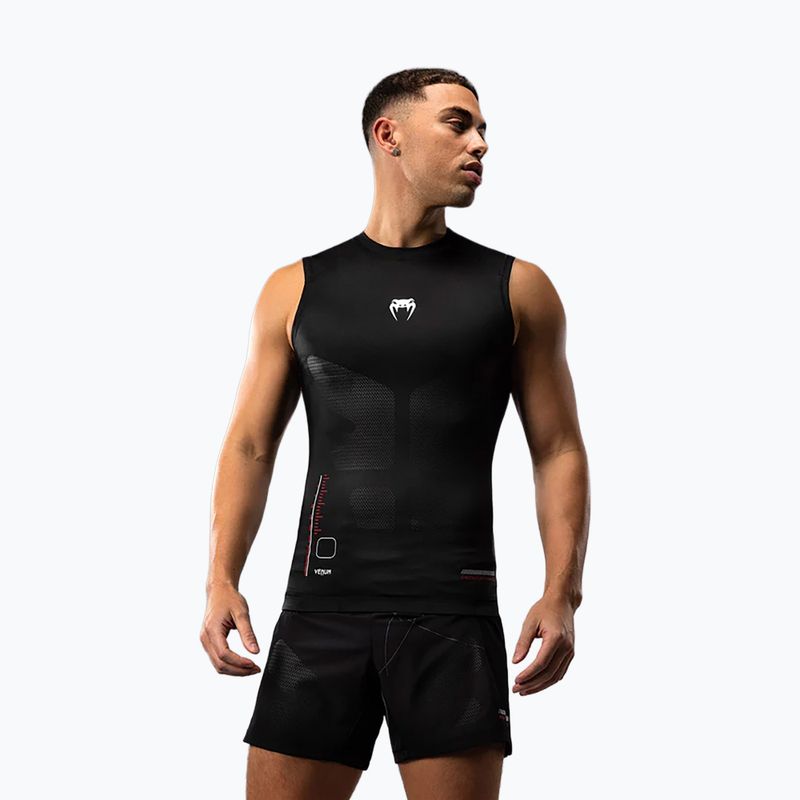 Koszulka treningowa męska Venum Tactical XT 05522 Rashguards black/fire red 2