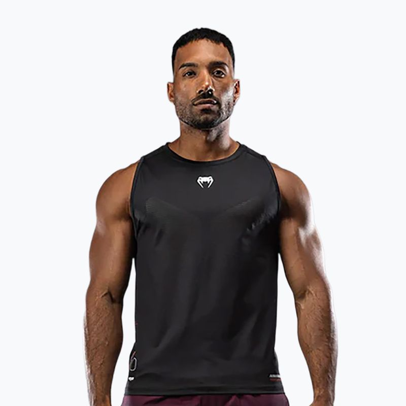 Koszulka treningowa męska Venum Tactical XT Tank black/fire red