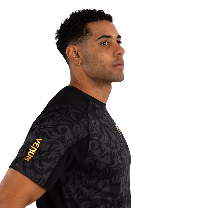 Koszulka treningowa męska Venum x Ilia Topuria Unmatched Dry-Tech black/gold 5