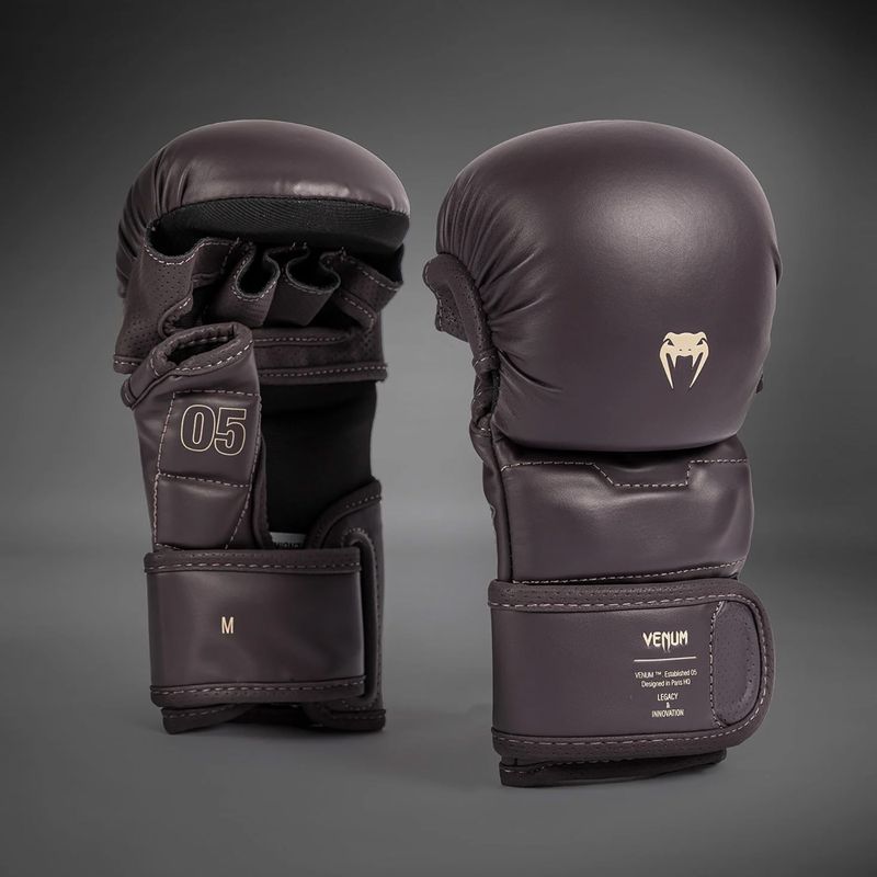 Rękawice bokserskie męskie Venum Impact Evo VENUM-05061-058 chocolate 2