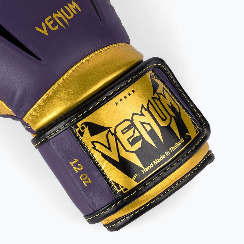 Rękawice bokserskie Venum Giant 3.0 dark purple/gold 7