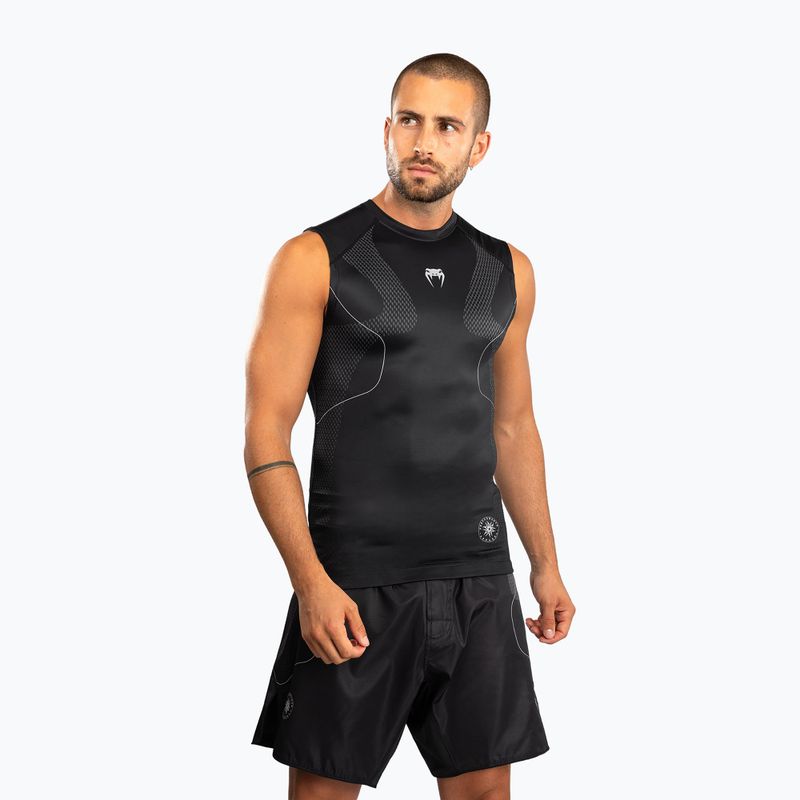 Rashguard męski Venum Nexus black/silver 3