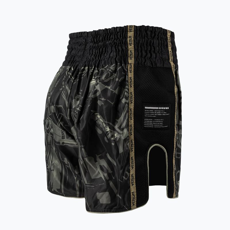 Spodenki treningowe męskie Venum Invader Muay Thai black/sand 4