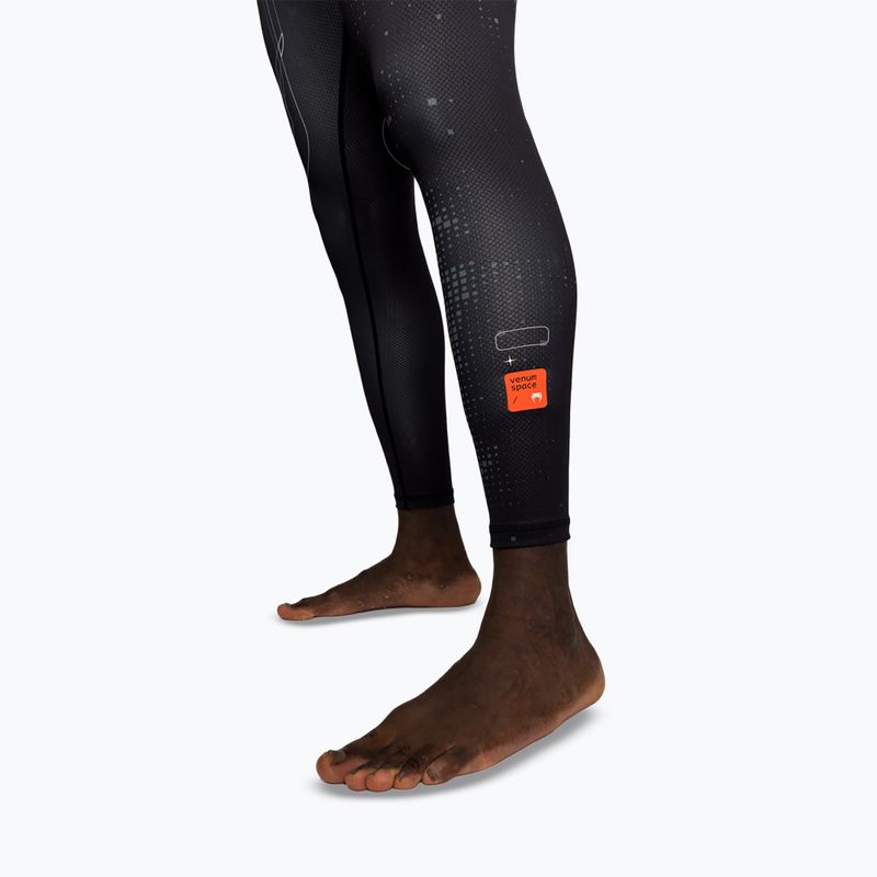Legginsy treningowe męskie Venum Eclipse Spats black/ivort 9