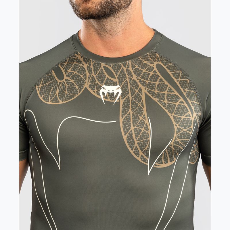 Rashguard męski Venum Serpenti Rashguards kaki/bronze/ivory 5