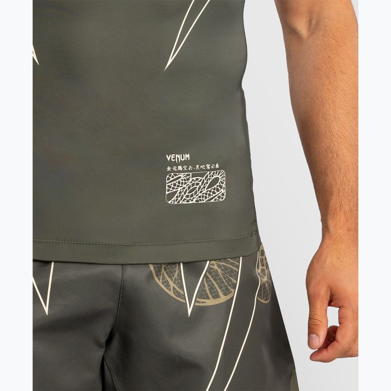 Rashguard męski Venum Serpenti Rashguards kaki/bronze/ivory 6