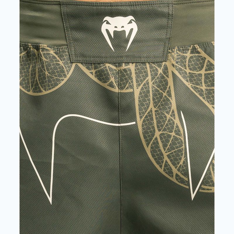 Spodenki treningowe męskie Venum Serpenti Fight khaki/bronze/ivory 7