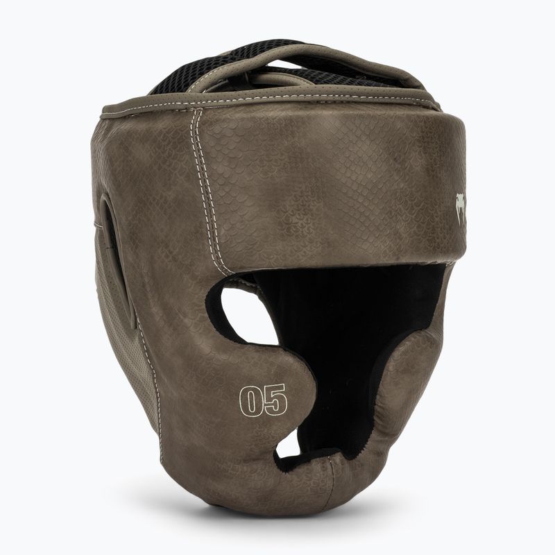 Kask bokserski Venum Impact Evo Scales Headgear brown