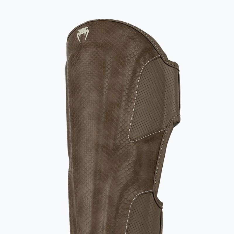 Ochraniacze do piszczeli i stóp Venum Impact Evo Scales Shinguards brown 3