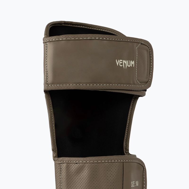 Ochraniacze do piszczeli i stóp Venum Impact Evo Scales Shinguards brown 4