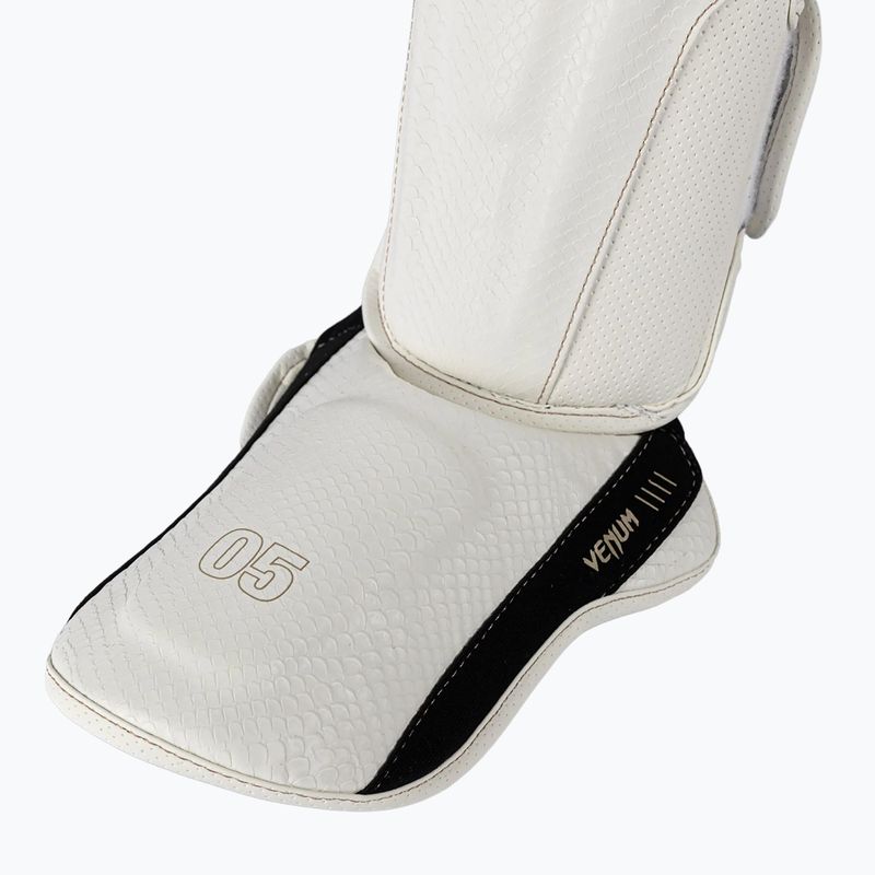 Ochraniacze do piszczeli i stóp Venum Impact Evo Scales Shinguards ivory 5