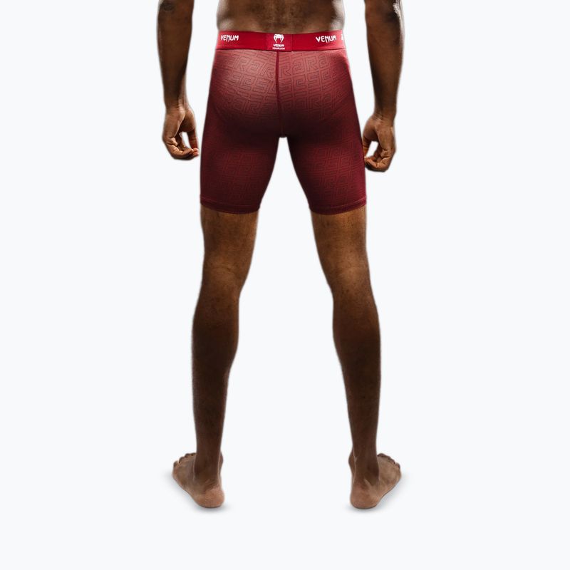 Spodenki treningowe męskie Venum X Ares 2.0 Vale Tudo burgundy 3