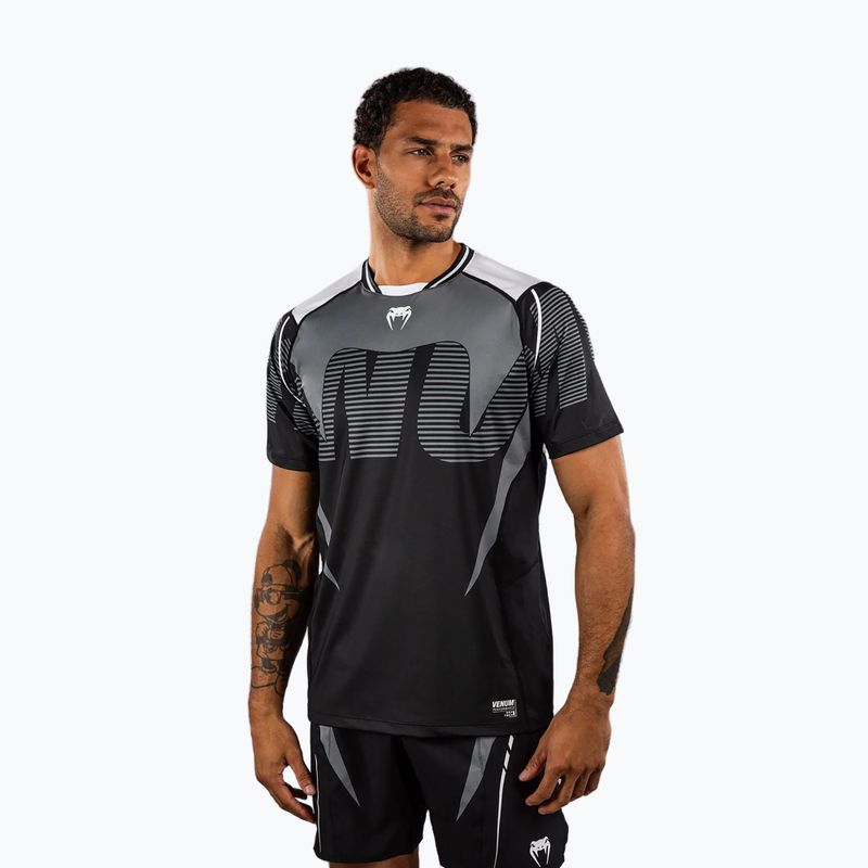 Koszulka męska Venum Adrenaline Dry-tech black/silver grey
