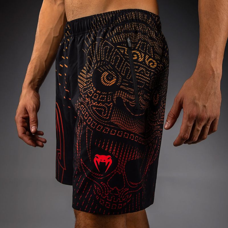 Spodenki treningowe męskie Venum Quetzal Fury Training black/fury red/tangerine 4
