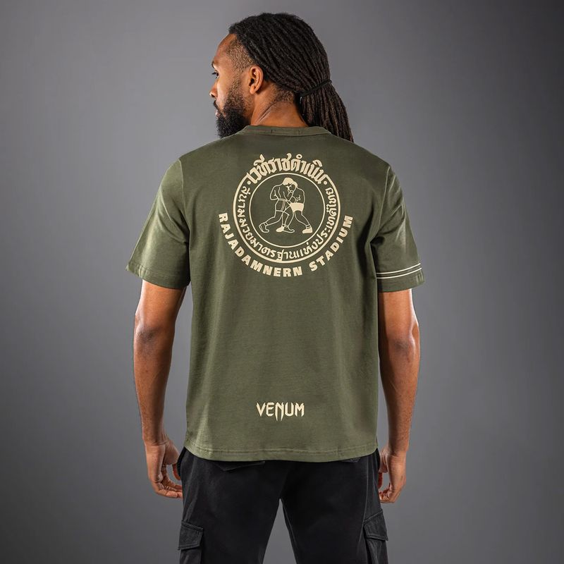 Koszulka męska Venum x Rajadamnern military green 2