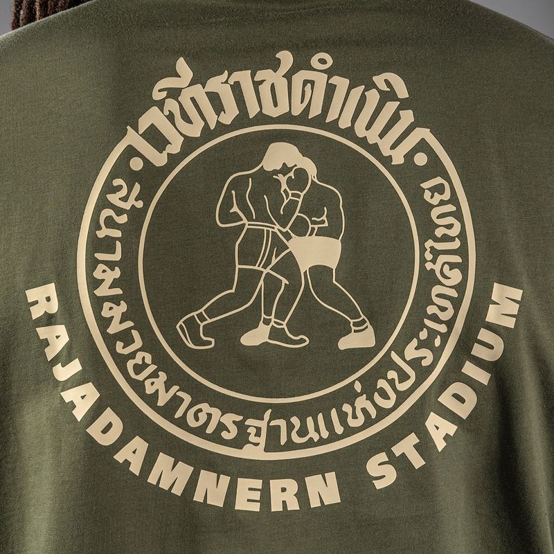 Koszulka męska Venum x Rajadamnern military green 8