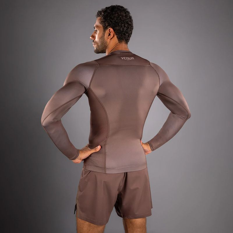 Rashguard longsleeve męski Venum No Gi Rashguards chocolate brown 2