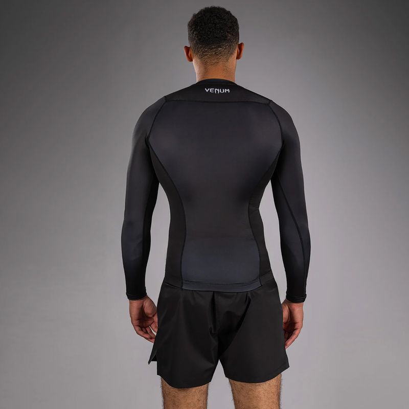 Rashguard longsleeve męski Venum No Gi Rashguards black/white 3