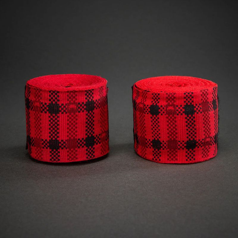 Bandaże bokserskie Venum Tartan Handwraps 400 cm fury red 2