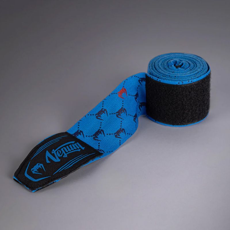 Bandaże bokserskie Venum Monogram Hand Wraps Advanced 400 cm blue 3