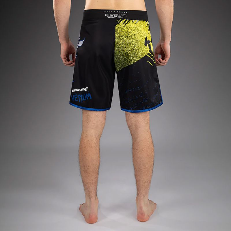Spodenki treningowe męskie Venum x TEKKEN 8 King Fight black/yellow 3