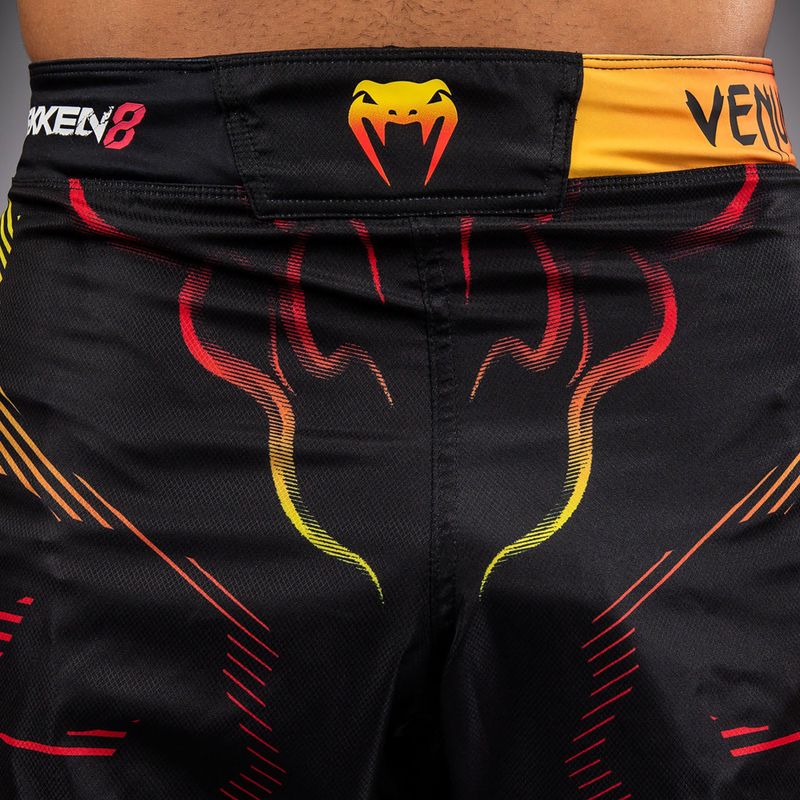 Spodenki treningowe męskie Venum x TEKKEN 8 Yoshimitsu Fight black/orange 6