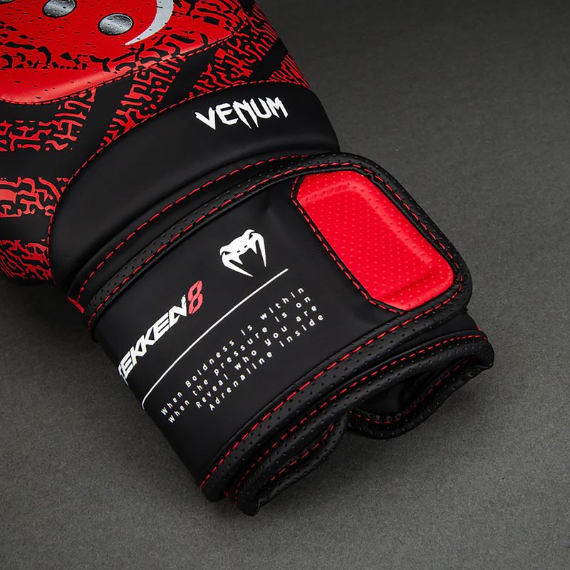 Rękawice bokserskie Venum x TEKKEN 8 Kazuya Boxing red/black 4