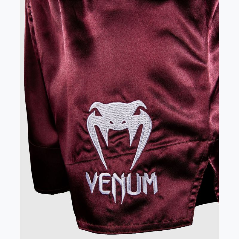 Spodenki treningowe męskie Venum Classic Muay Thai burgundy 6