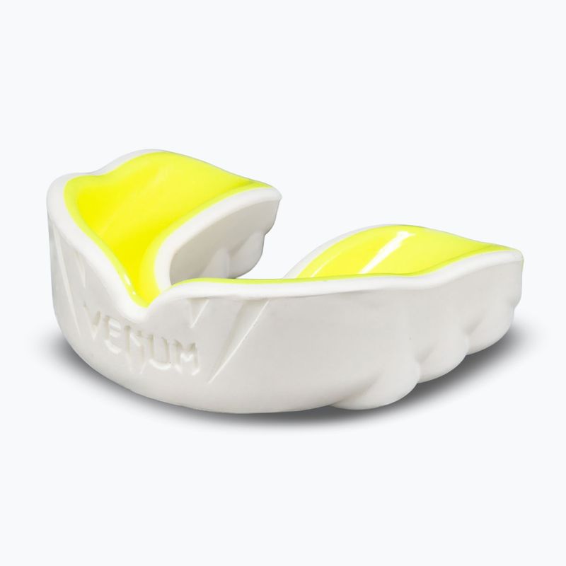 Ochraniacz szczęki pojedynczy Venum Challenger white/yellow 3