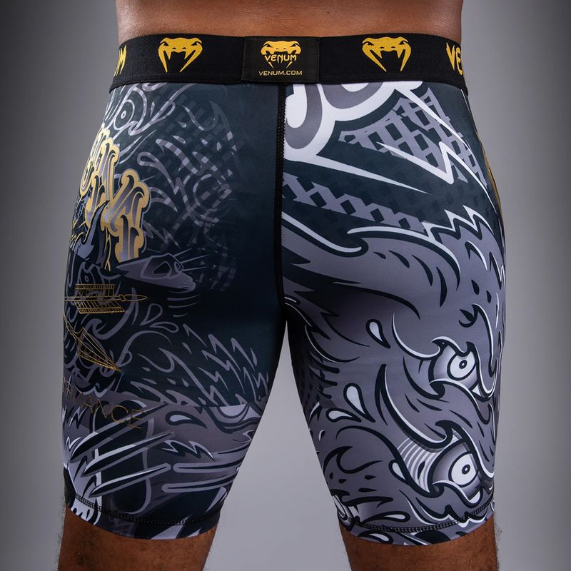 Spodenki treningowe męskie Venum Wolf Atak Vale Tudo Shorts black/grey 6