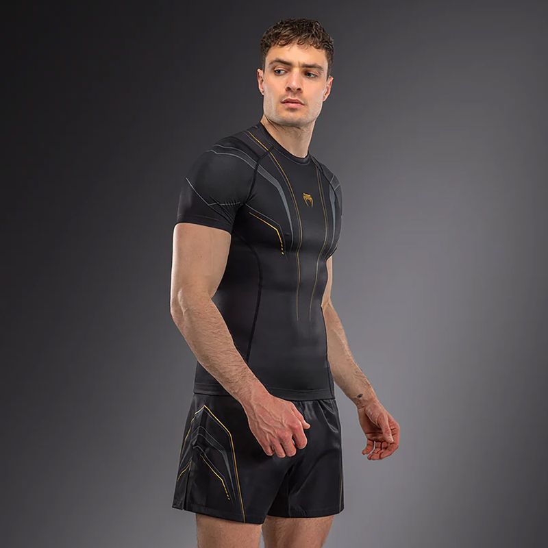Rashguard męski Venum Streamline black/gold 4