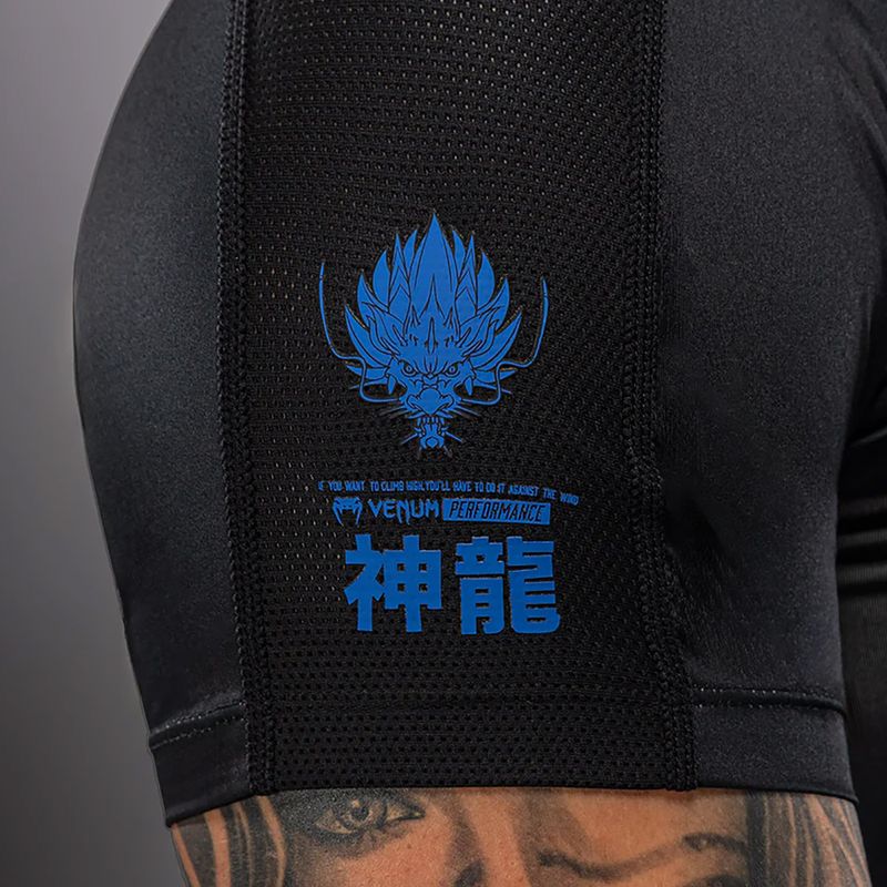 Rashguard męski Venum Thunder Dragon black/royal blue 6