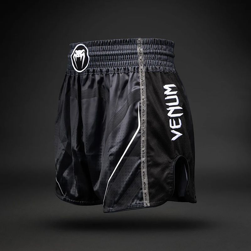 Spodenki treningowe Venum Stealth Muay Thai black/white 4