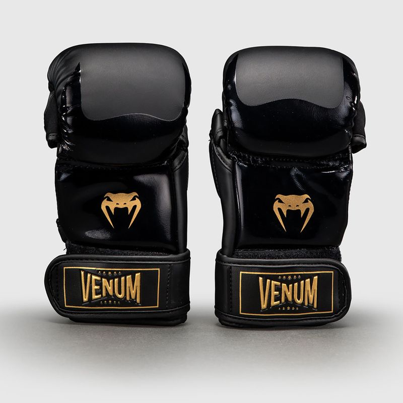 Rękawice sparingowe Venum Attack 2.0 Sparring black/gold 2