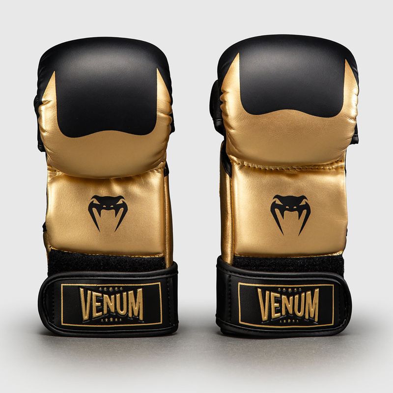 Rękawice sparingowe Venum Attack 2.0 Sparring gold/black 2