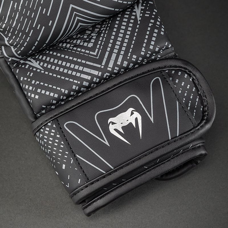 Rękawice sparingowe Venum Midnight Fury Sparring black/grey/silver 4