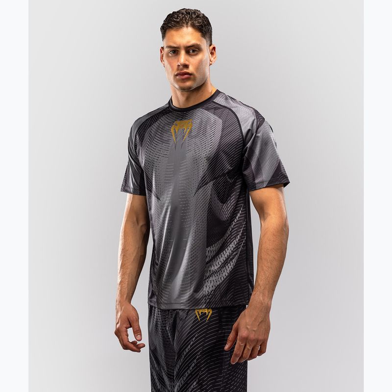 Koszulka męska Venum Galactic 3.0 Dry Tech black/gold 3