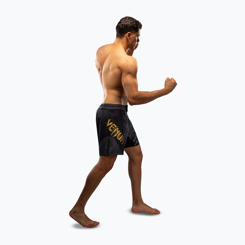 Spodenki treningowe męskie Venum Galactic 3.0 Fight black/gold 2