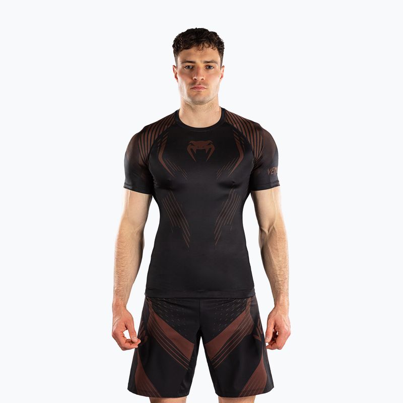 Rashguard męski Venum No-Gi 6.0 Rashguard black/brown