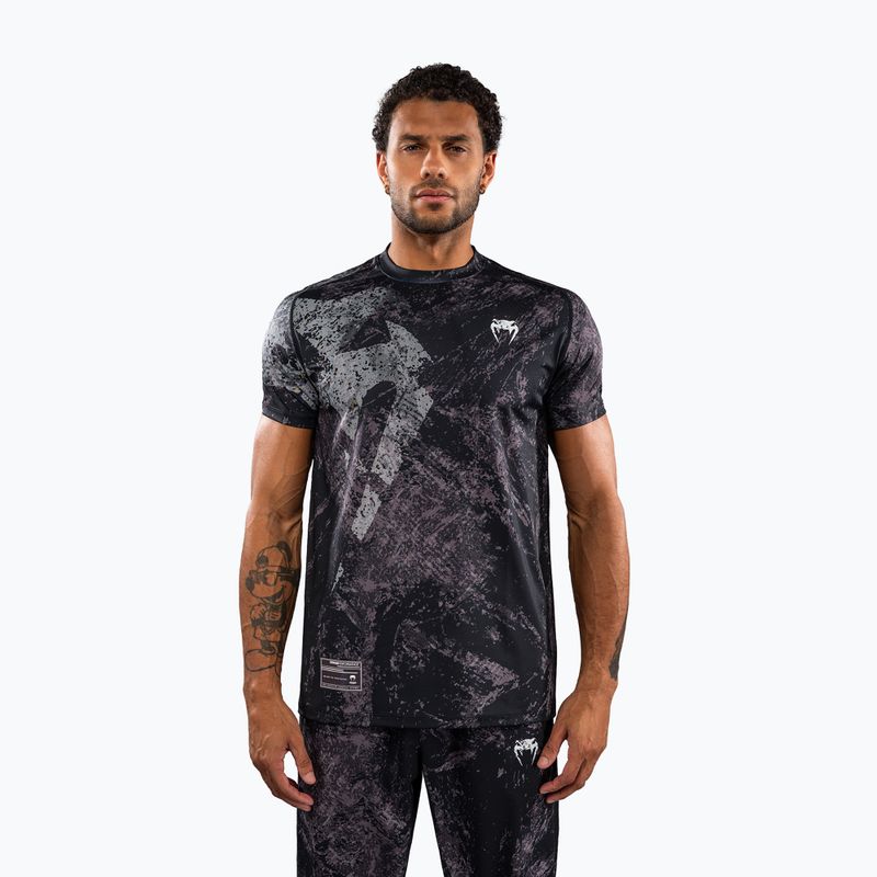 Koszulka męska Venum Rage & Workout Dry Tech black/grey