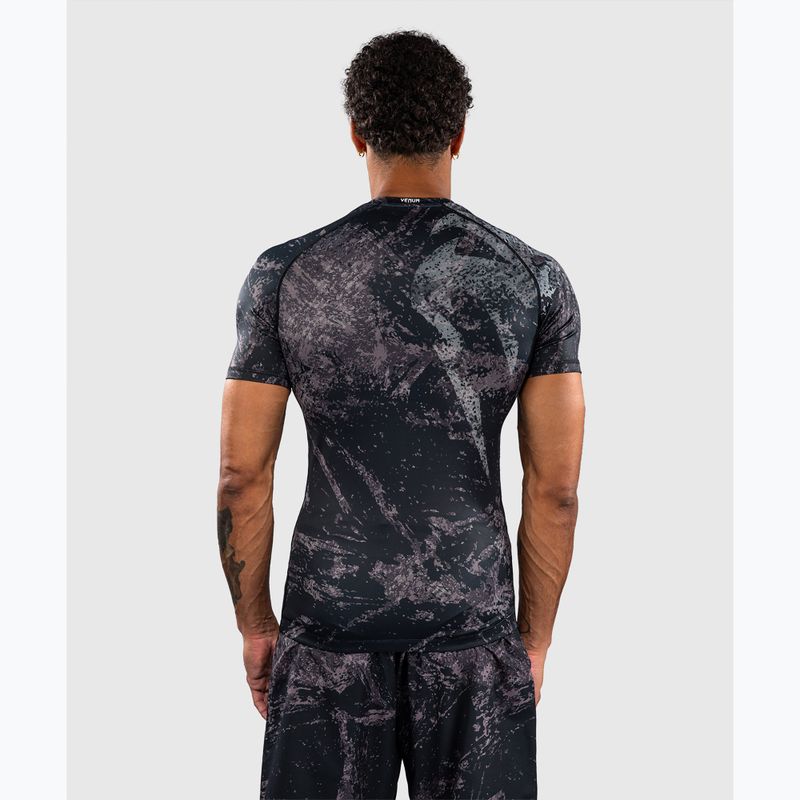 Rashguard męski Venum Rage & Workout Rashguard SS black/grey 2